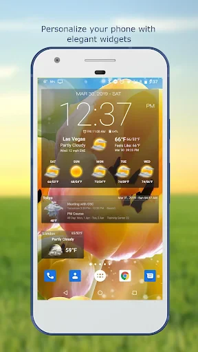 Weather & Clock Widget screenshot