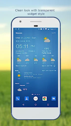 Weather & Clock Widget screenshot