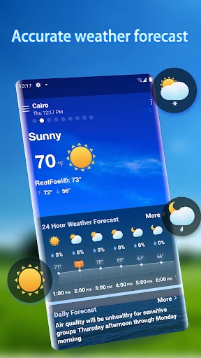 Local Weather Alerts - Widget screenshot